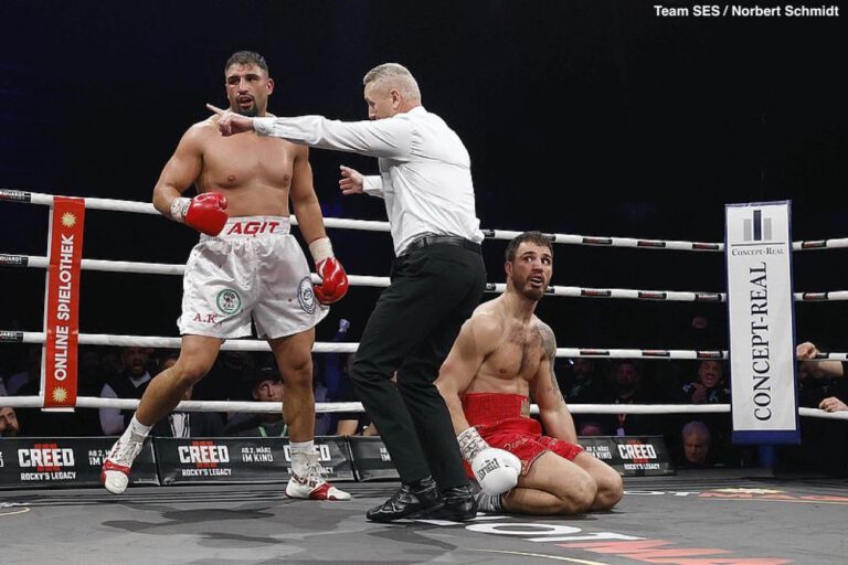 Slugfest In Germany As Agit Kabayel Stops Smakici In European Title Fight