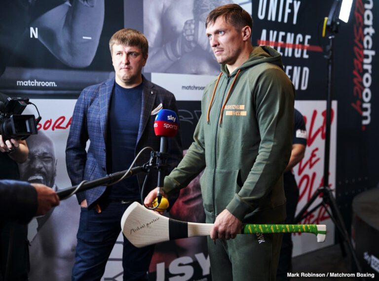 Usyk Promoter Krassyuk: "How can it be legal when it's illegal?"