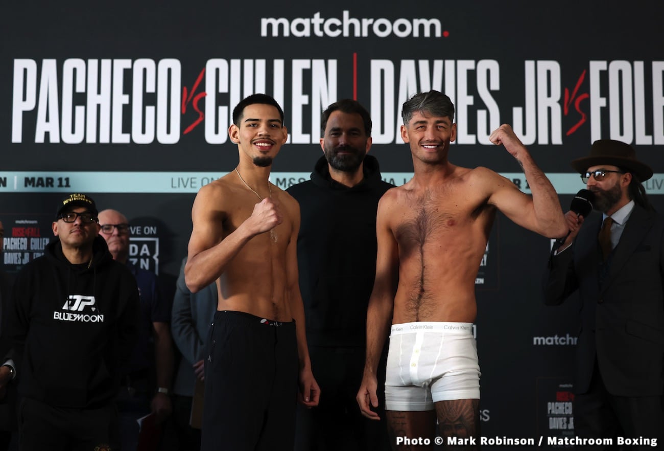 Diego Pacheco vs. Cullen: Start Time, Date, How To Watch
