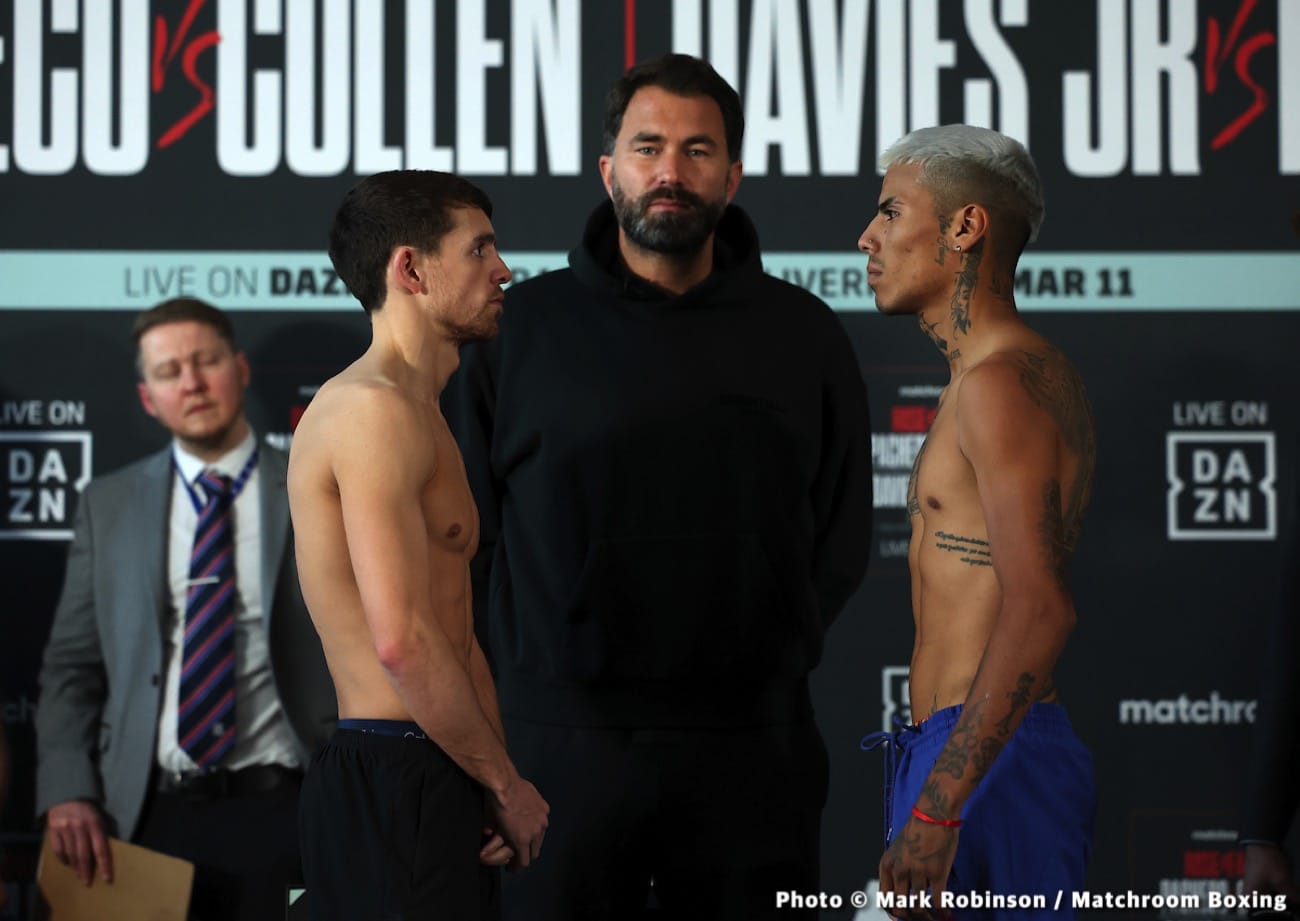 Diego Pacheco vs. Cullen: Start Time, Date, How To Watch