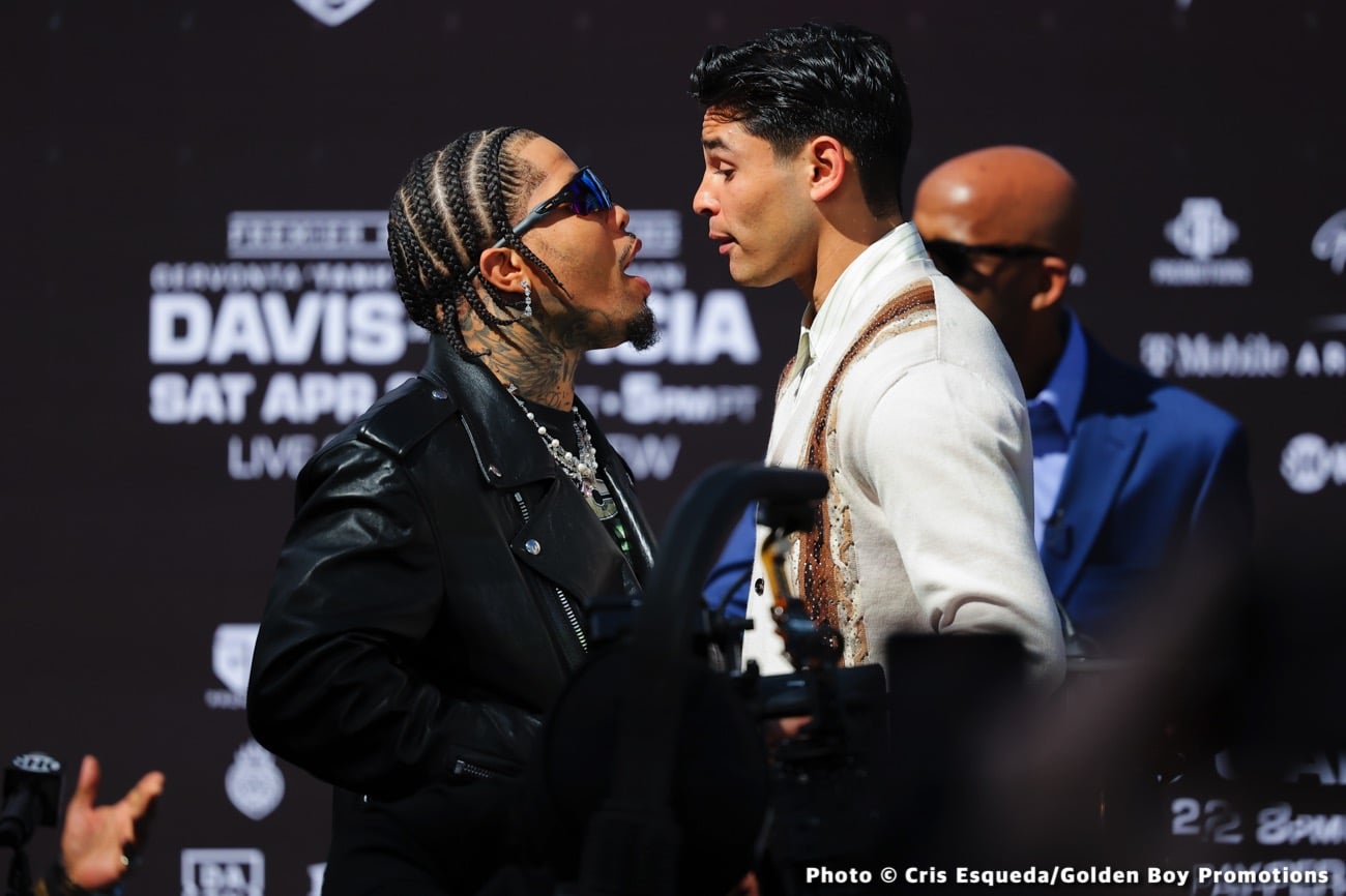 Gervonta Davis - Ryan Garcia at T-Mobile Arena in Las Vegas on April 22