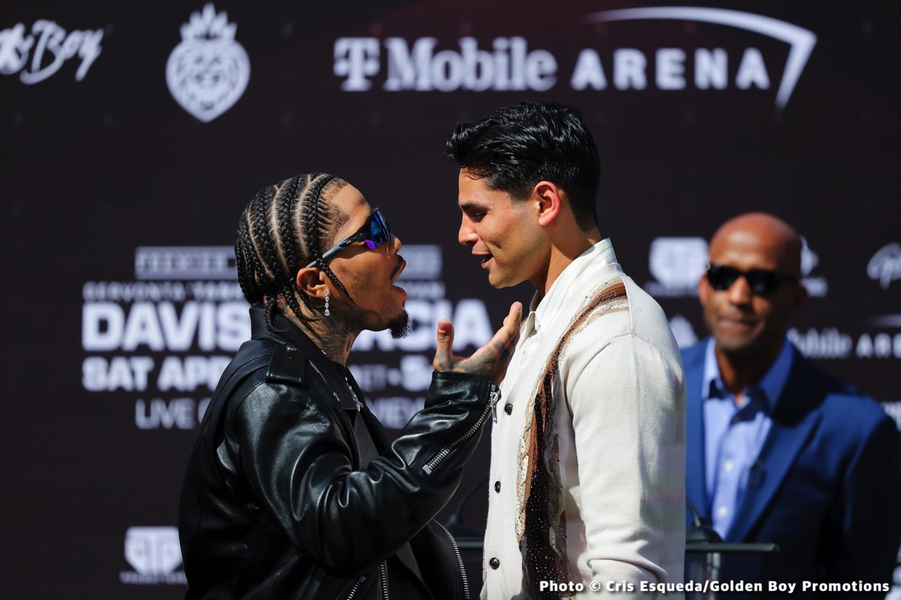 Gervonta Davis - Ryan Garcia at T-Mobile Arena in Las Vegas on April 22
