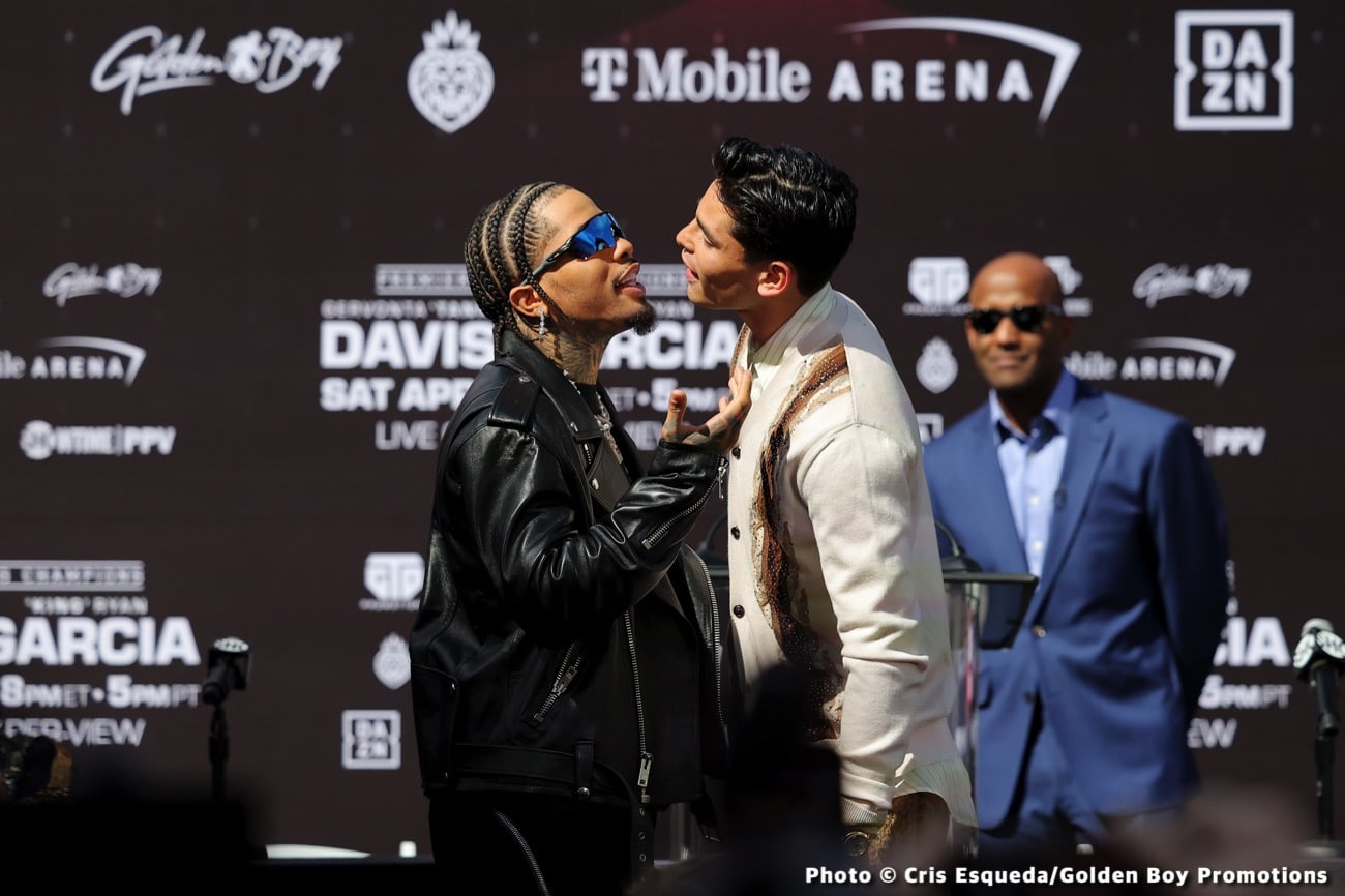 Gervonta Davis - Ryan Garcia at T-Mobile Arena in Las Vegas on April 22