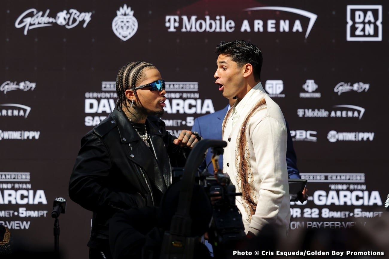 Gervonta Davis - Ryan Garcia at T-Mobile Arena in Las Vegas on April 22