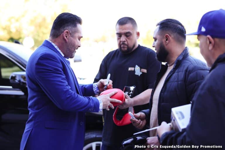 De La Hoya says Gervonta Davis "worried" about Ryan Garcia, needs rehydration clause