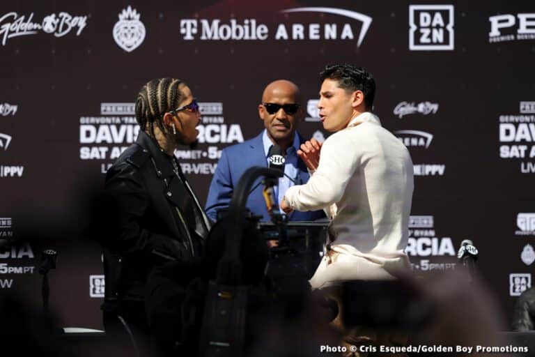 Gervonta Davis says Ryan Garcia is "lazy" because he doesn't want to make 135