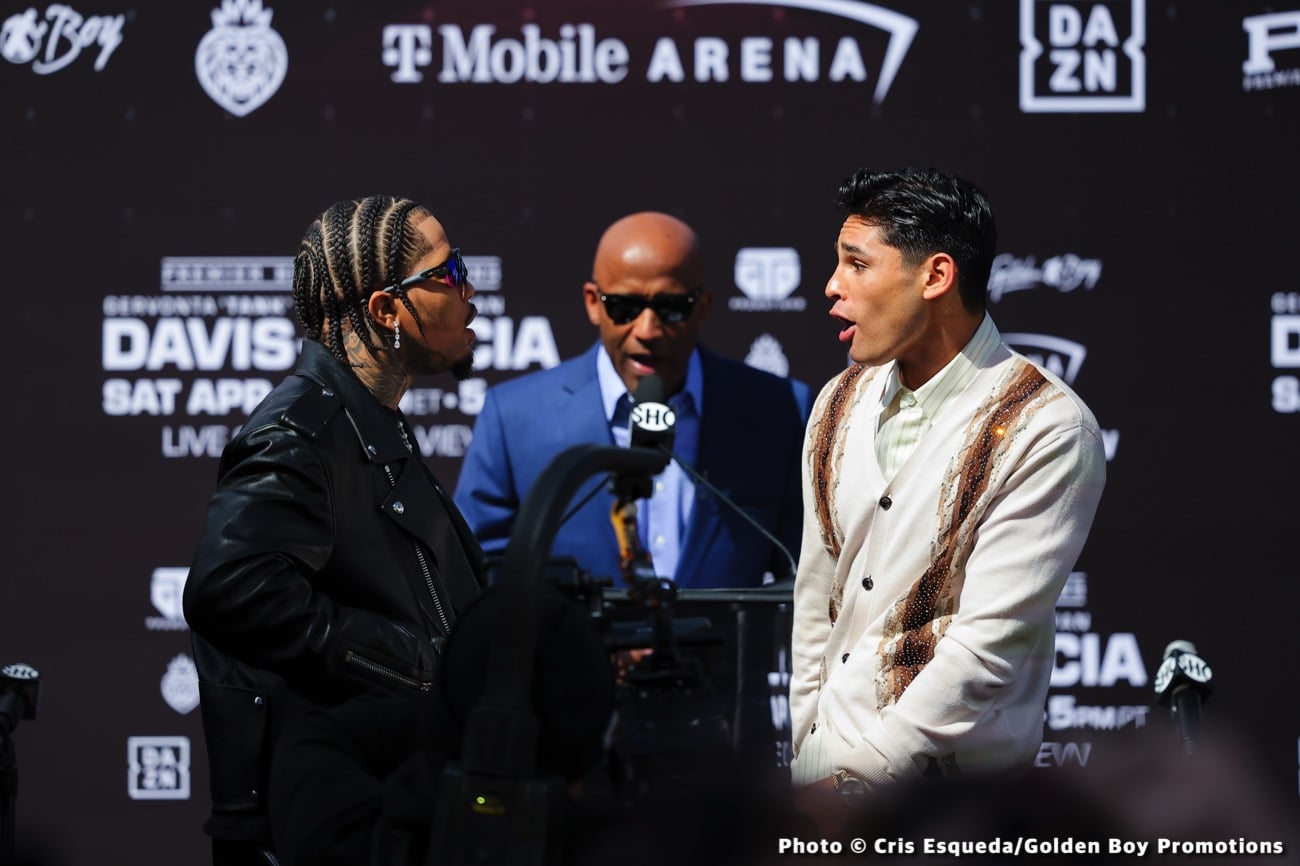 Gervonta Davis - Ryan Garcia at T-Mobile Arena in Las Vegas on April 22