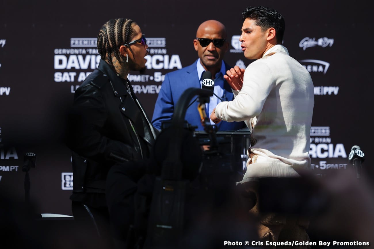 Gervonta Davis - Ryan Garcia at T-Mobile Arena in Las Vegas on April 22