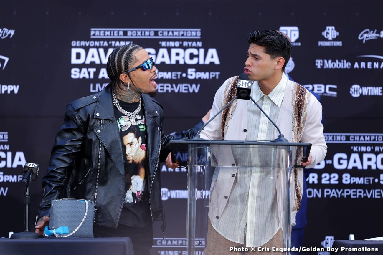 Gervonta Davis - Ryan Garcia at T-Mobile Arena in Las Vegas on April 22