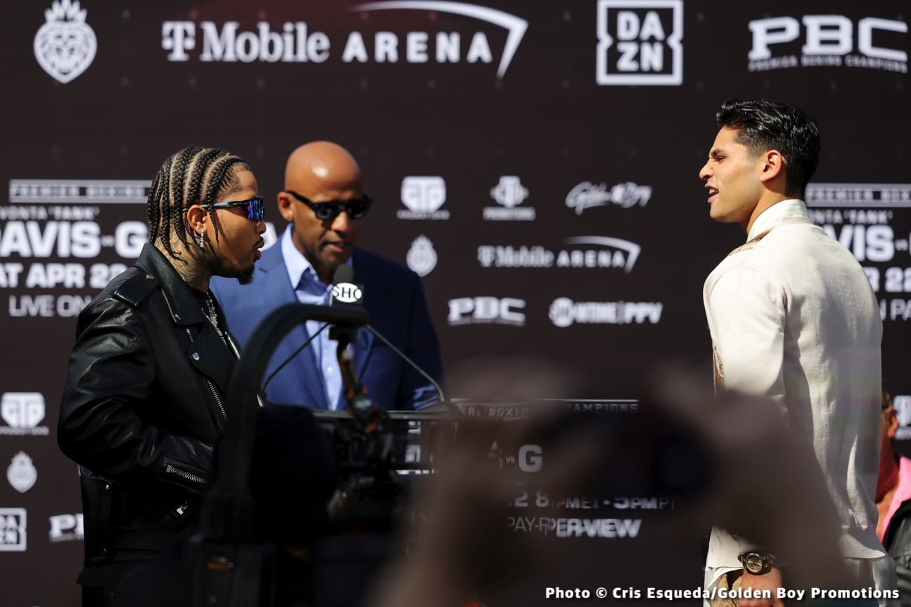 Gervonta Davis - Ryan Garcia at T-Mobile Arena in Las Vegas on April 22
