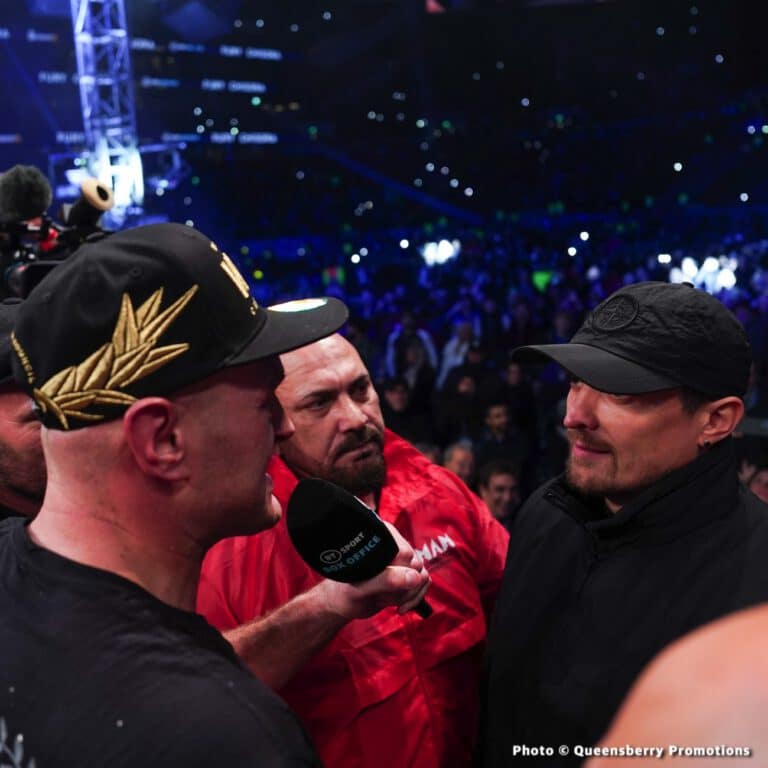 Oleksandr Usyk sends message to Tyson Fury: "I'm ready for December"