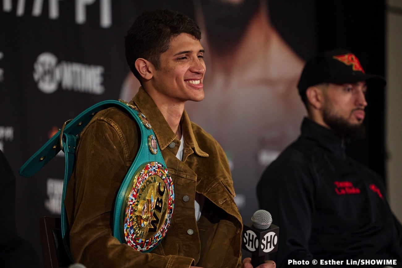 Boxing photo: Brian Mendoza, Sebastian Fundora image Results: Brian Mendoza upsets Fundora!