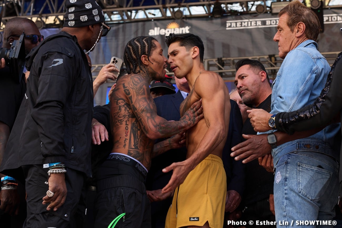 Showtime PPV weights: Gervonta Davis vs. Ryan Garcia