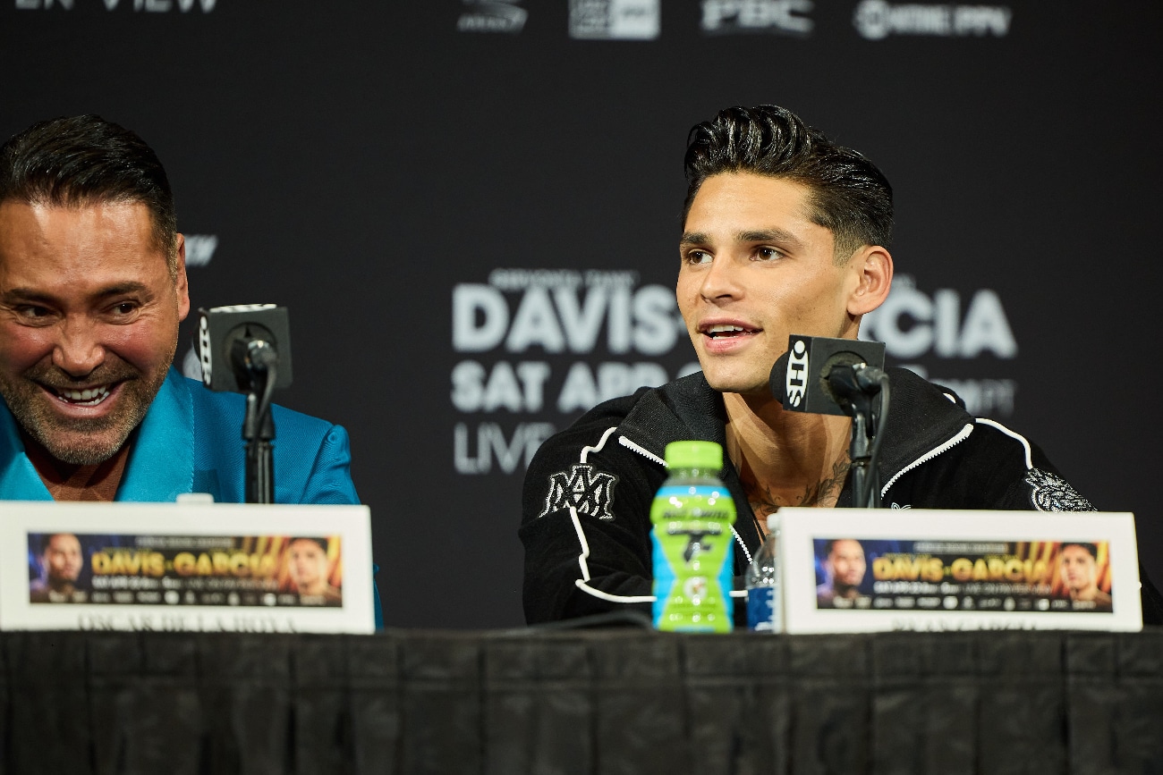 Devin Haney wants Ryan Garcia to win on Saturday