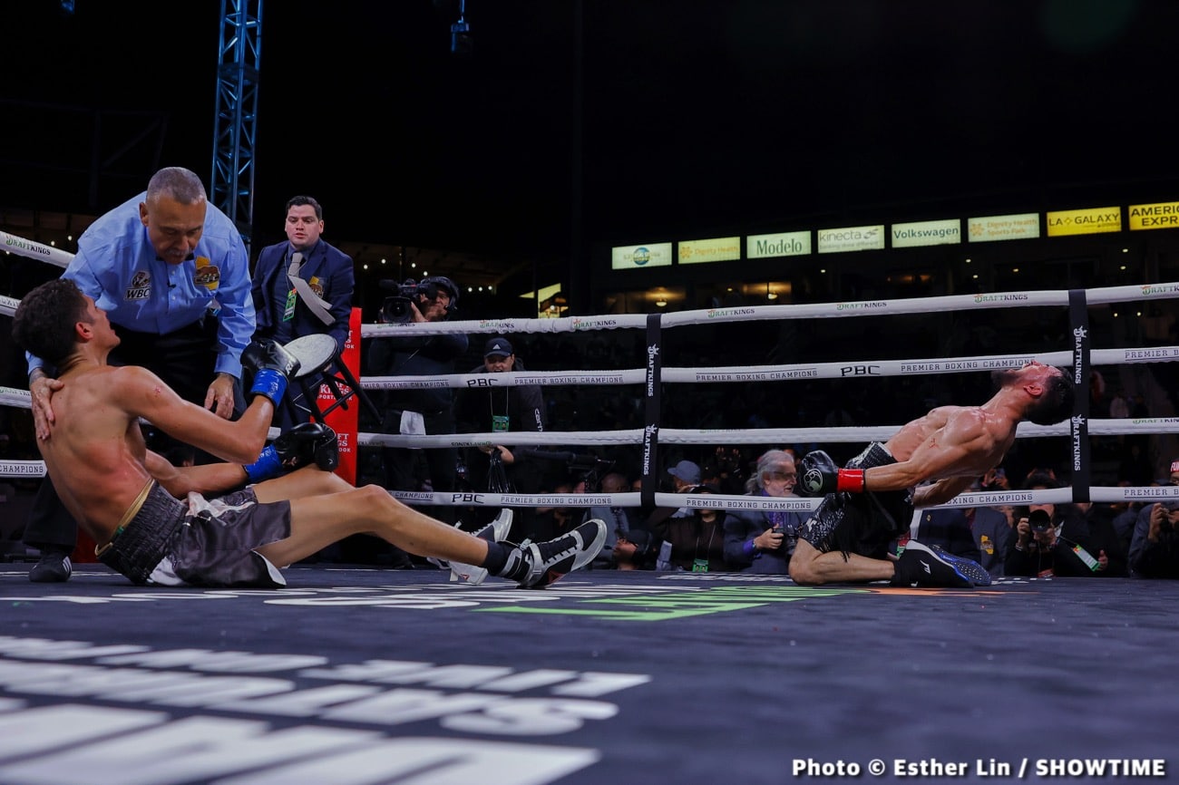 Brian Mendoza crushes Sebastian Fundora in 7th round KO - Boxing results