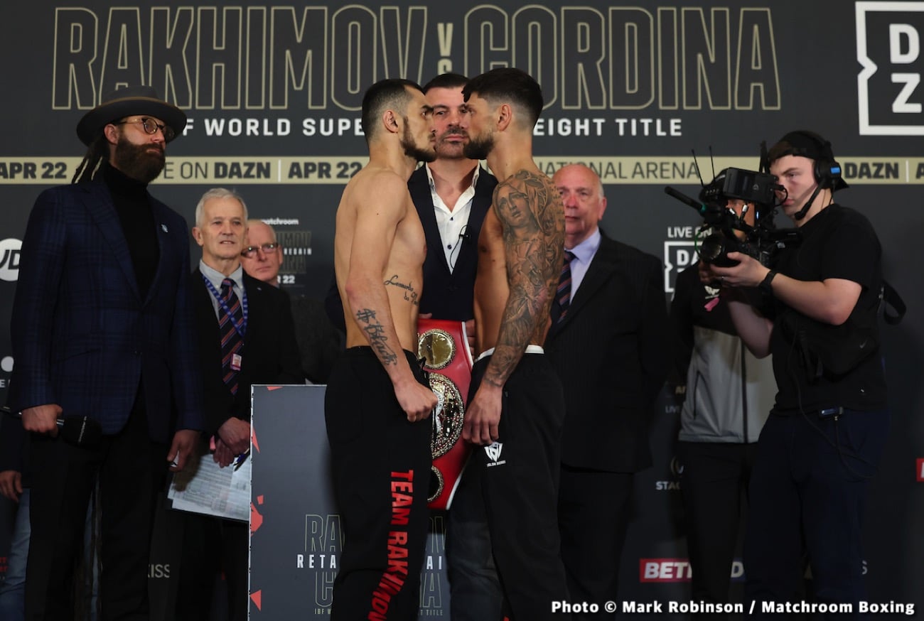 Joe Cordina vs Shavkat Rakhimov: Start Time, Date, How To Watch Tonight