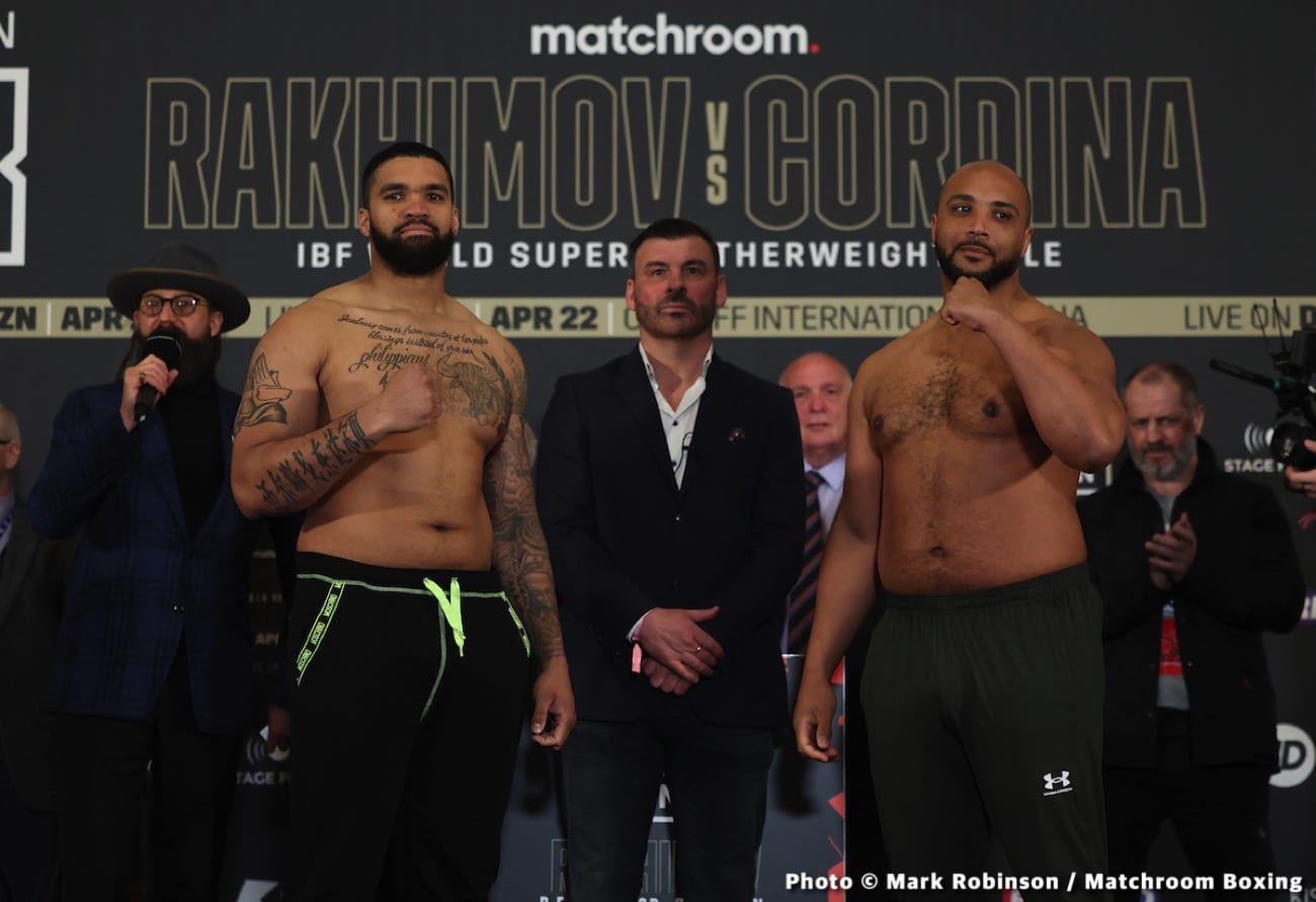 Joe Cordina vs Shavkat Rakhimov: Start Time, Date, How To Watch Tonight