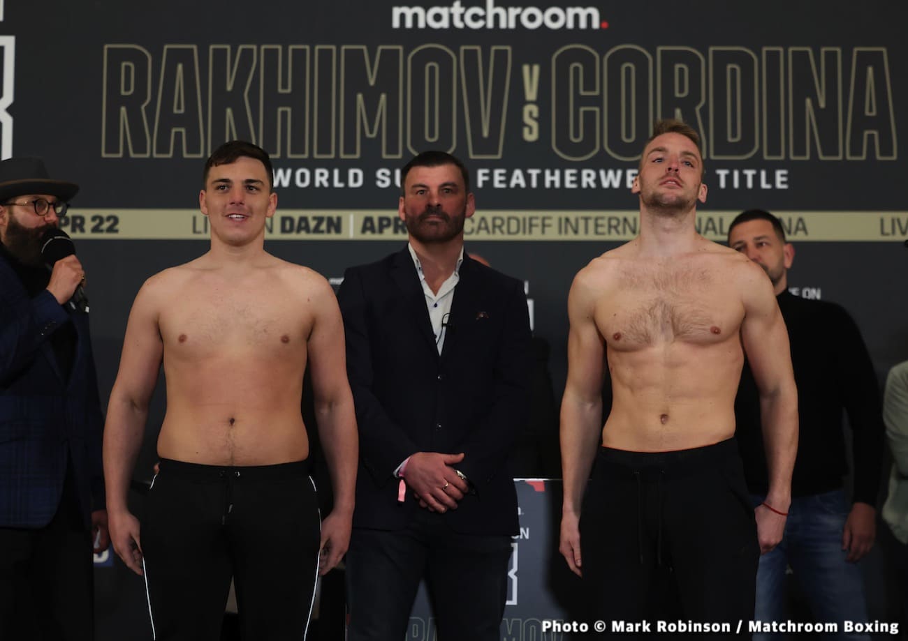 Joe Cordina vs Shavkat Rakhimov: Start Time, Date, How To Watch Tonight