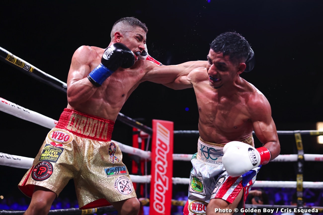 Angelino Cordova Upsets Angel Acosta - Boxing Results