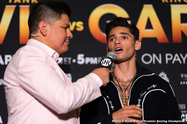 Ryan Garcia dad says "ignore" purse bet and "concentrate on fight"