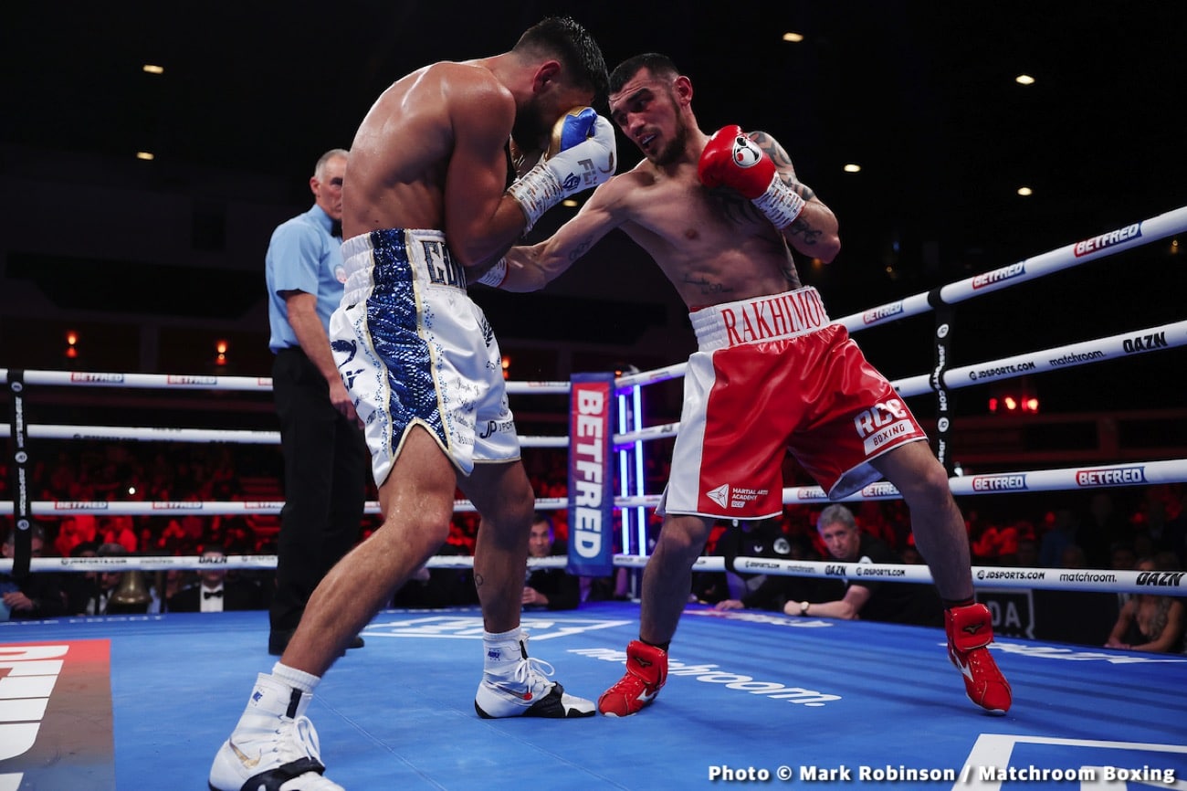 Joe Cordina defeats Shavkatdzhon Rakhimov by split decision - Boxing results