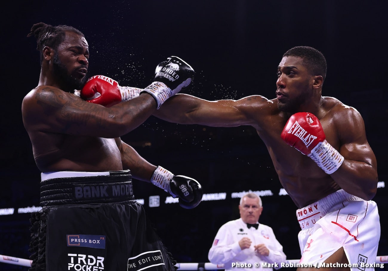 Anthony Joshua beats Jermaine Franklin - Boxing results