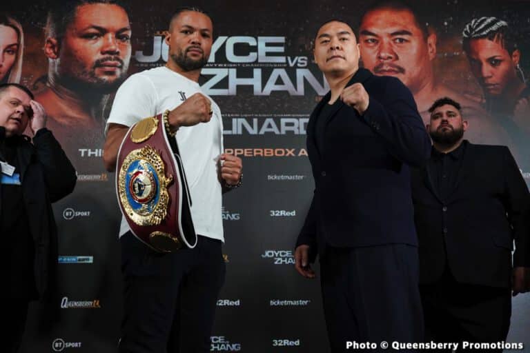 Joyce - Zhang: Team Zhang Not Happy Howard Foster Will Referee Tonight's Fight