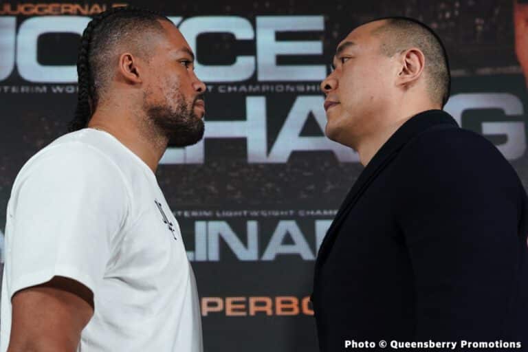 Zhang vs. Joyce Rematch: Zhilei Says Joyce Was “Smart” For Not Accepting Fury's Training Offer “Because We're Doing VADA Testing”