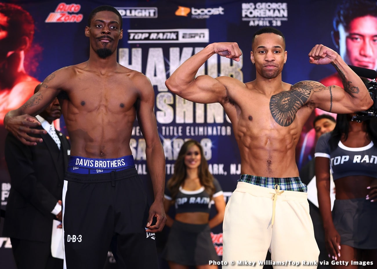 Boxing photo: Shakur Stevenson, Shuichiro Yoshino image Stevenson vs. Yoshino: Official ESPN Weights