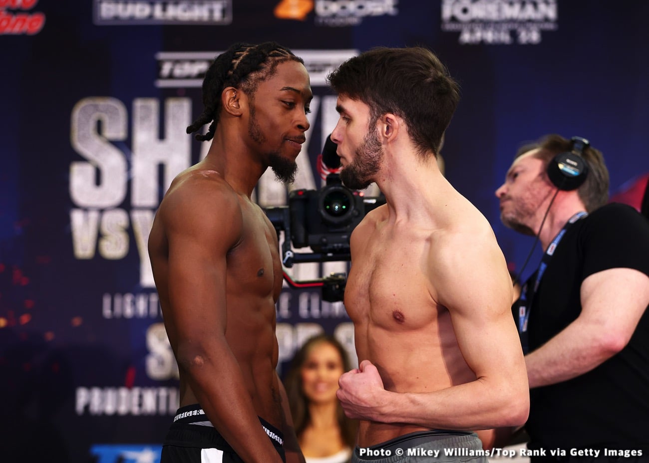 Boxing photo: Shakur Stevenson, Shuichiro Yoshino image Stevenson vs. Yoshino: Official ESPN Weights