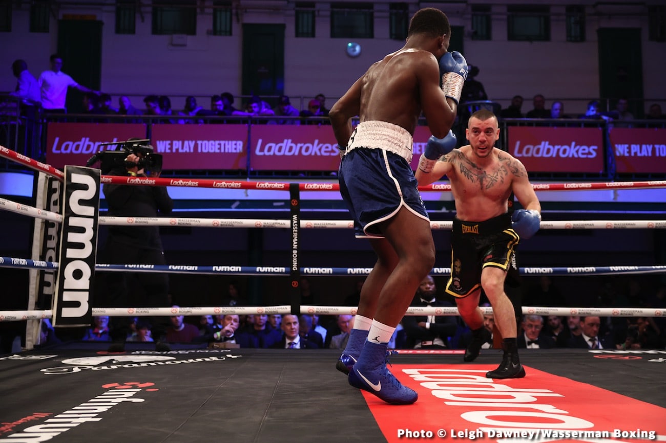 Results / Photos: Harlem Eubank beats up Antin in London