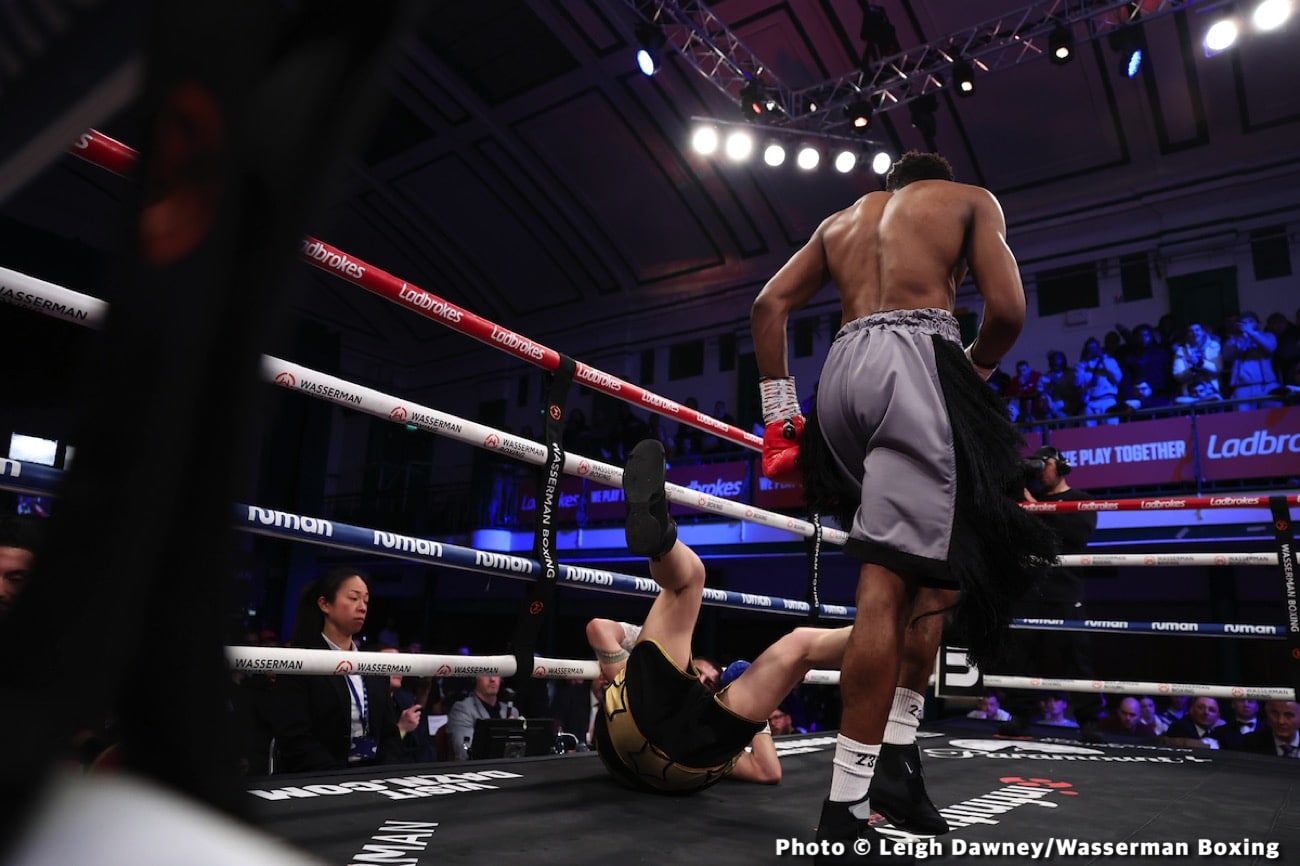 Results / Photos: Harlem Eubank beats up Antin in London