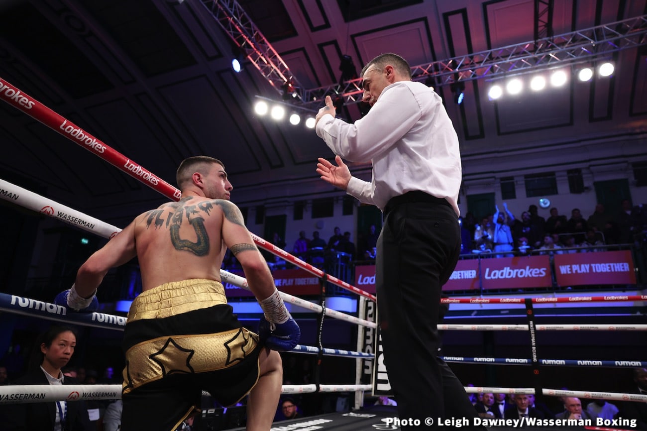 Results / Photos: Harlem Eubank beats up Antin in London