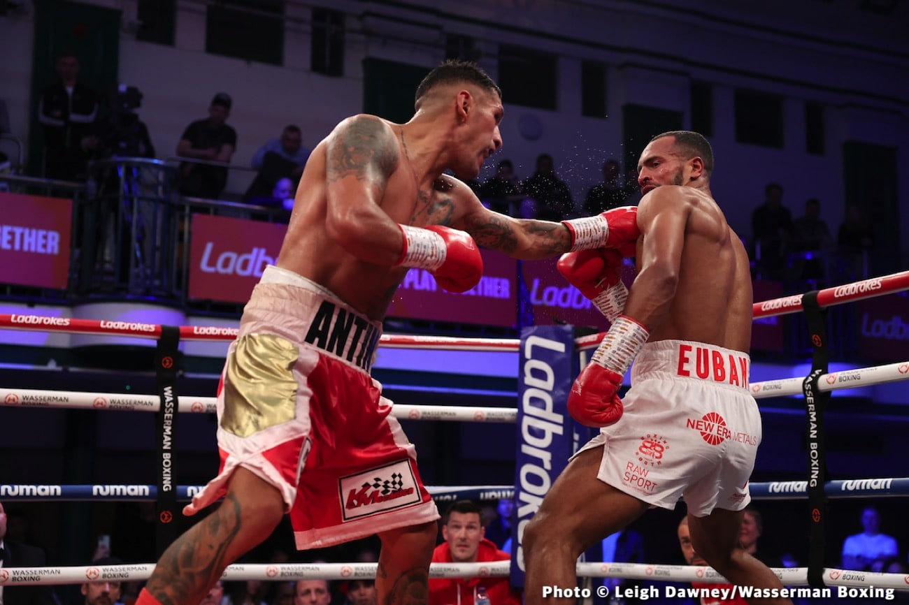 Results / Photos: Harlem Eubank beats up Antin in London