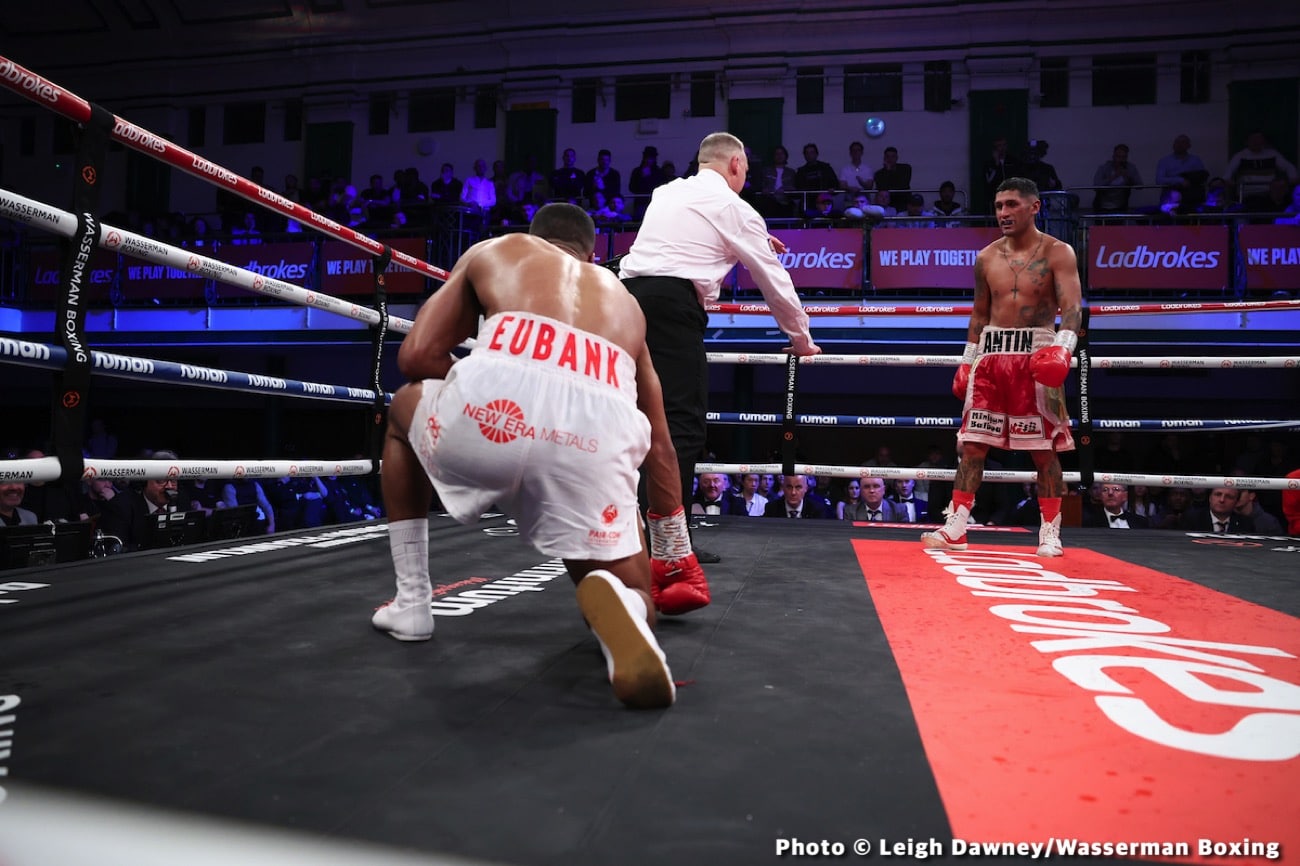 Results / Photos: Harlem Eubank beats up Antin in London
