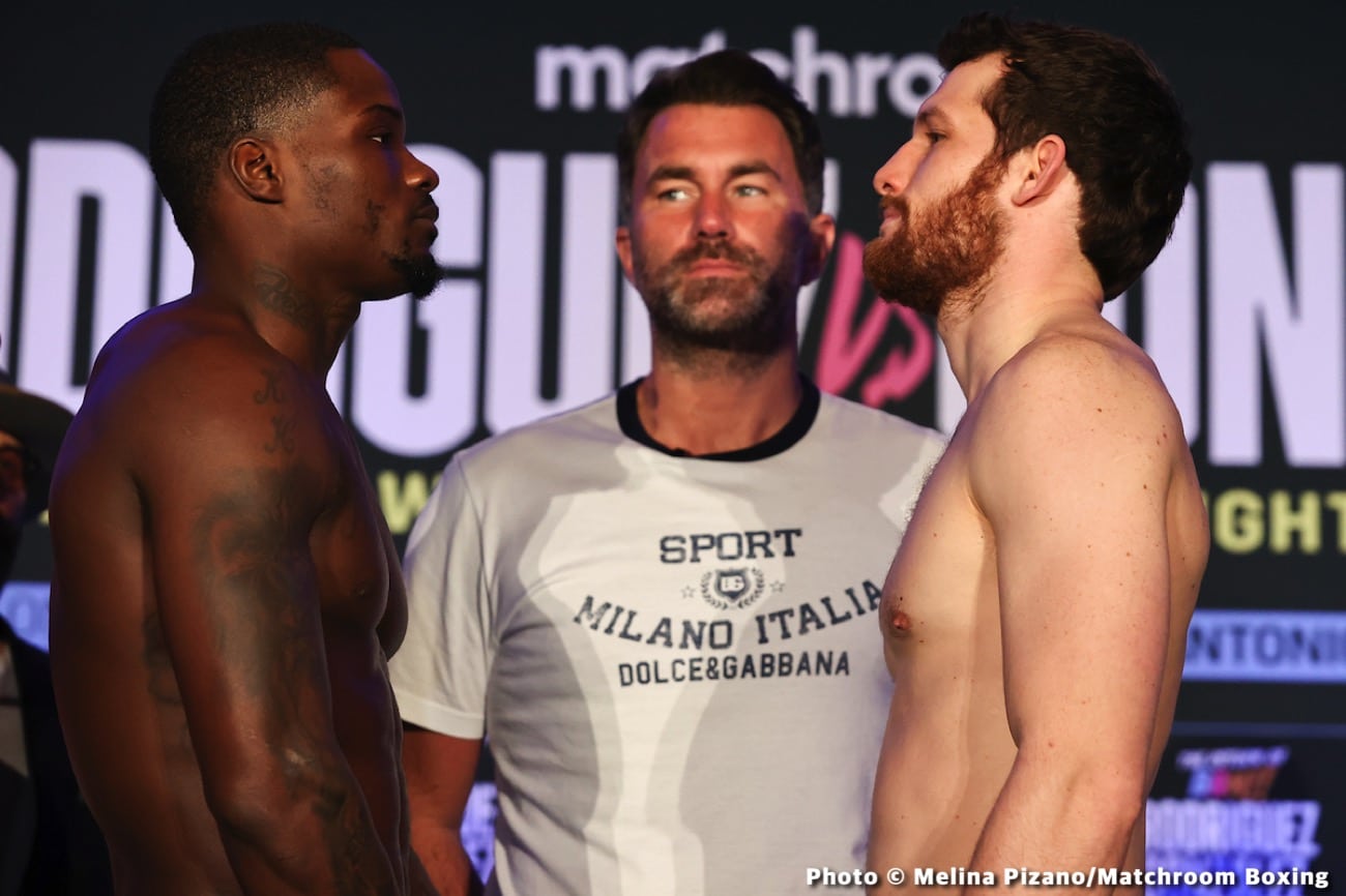 Boxing photo: Cristian Gonzalez, Jesse Rodriguez image Rodriguez vs Gonzalez: Official DAZN Weights