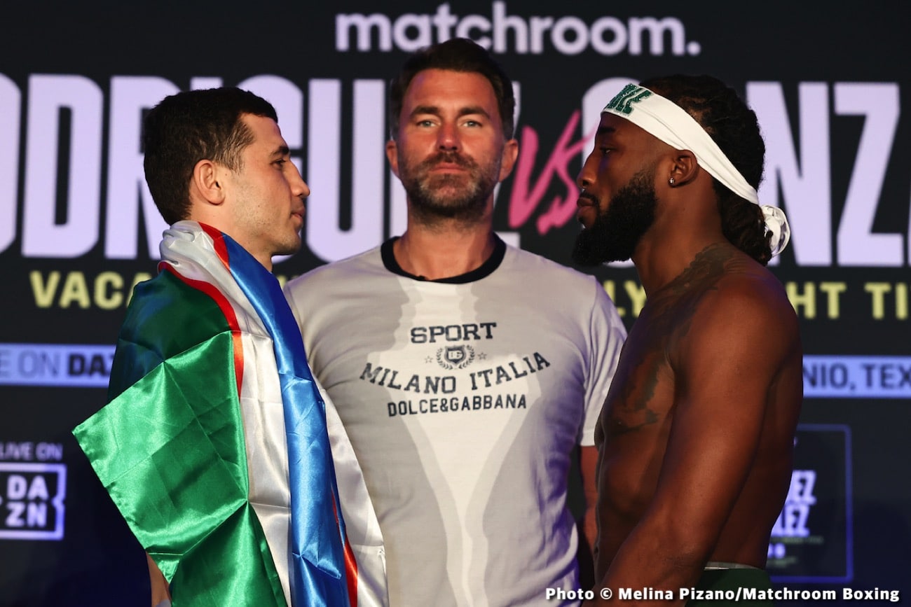 Boxing photo: Cristian Gonzalez, Jesse Rodriguez image Rodriguez vs Gonzalez: Official DAZN Weights