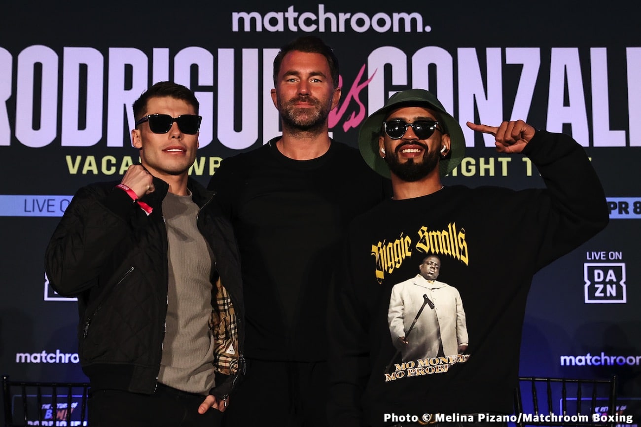 Boxing photo: Cristian Gonzalez, Jesse ‘Bam’ Rodriguez image Results: Jesse Rodriguez Defeats Gonzalez, Calls Out Sunny Edwards