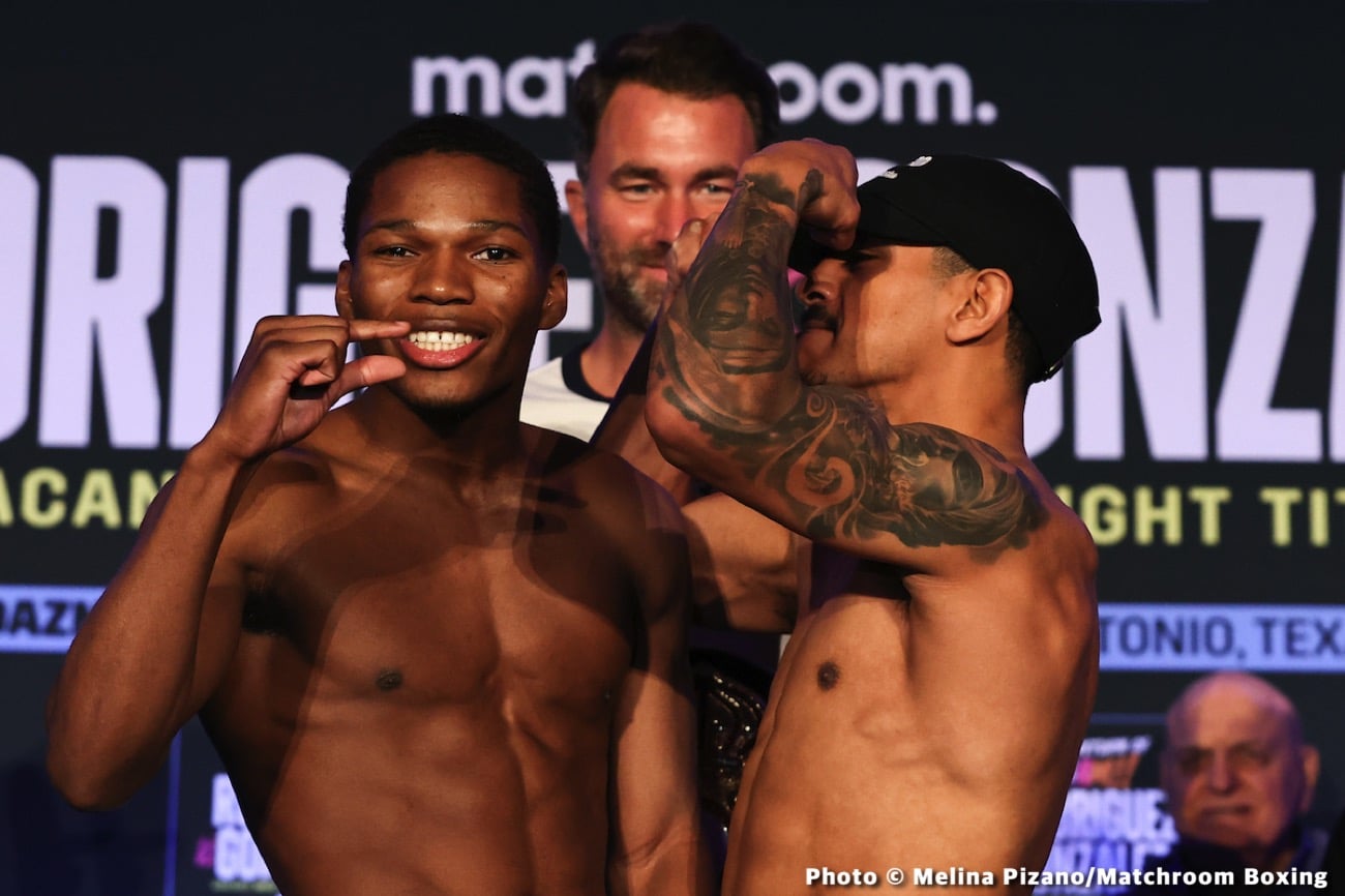 Boxing photo: Cristian Gonzalez, Jesse Rodriguez image Rodriguez vs Gonzalez: Official DAZN Weights