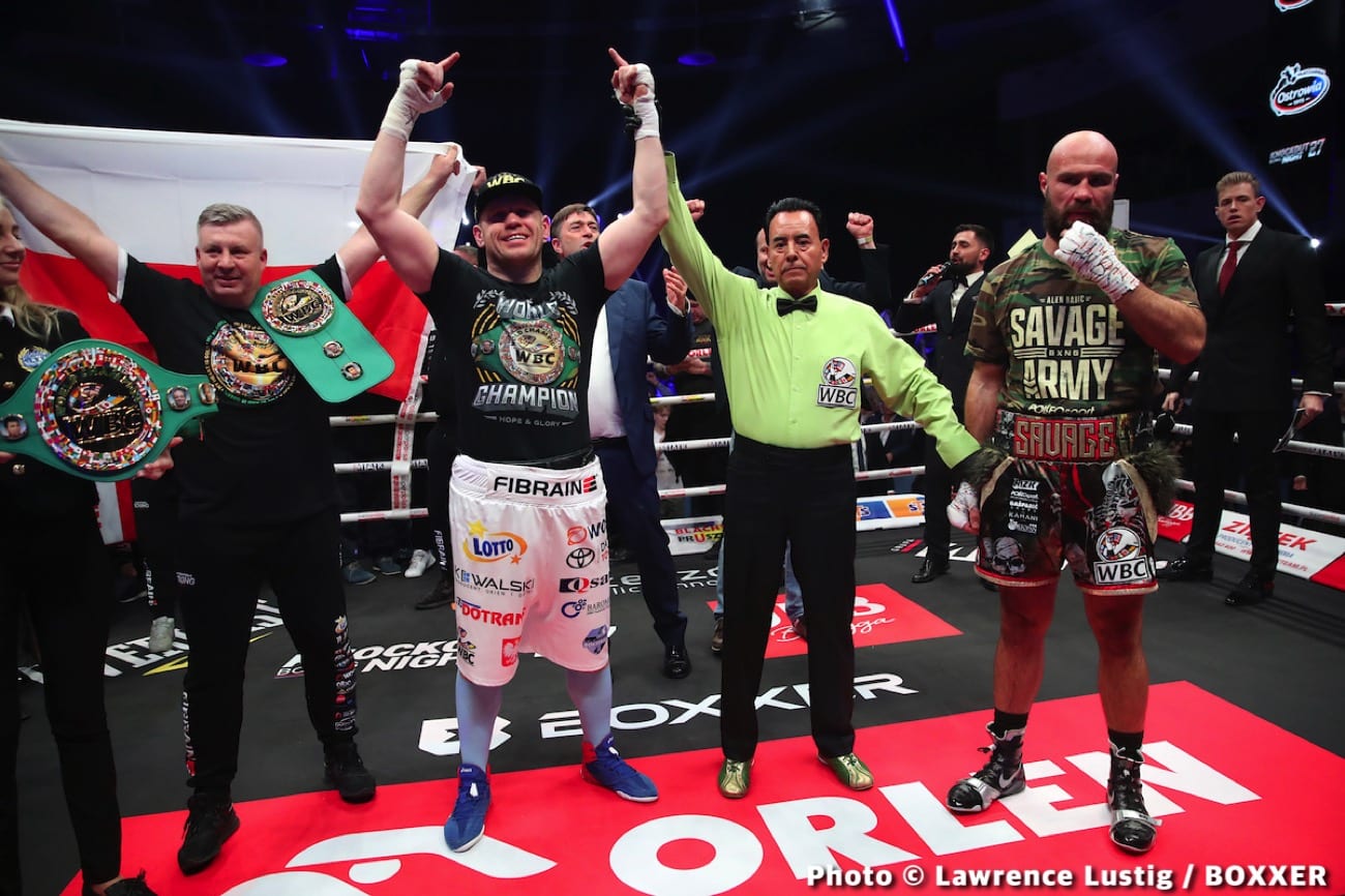 Lukasz Rozanski Takes Out Alen Babic In A Round - Boxing Results
