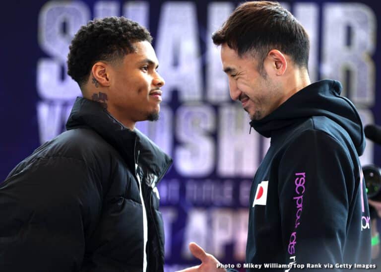 Shakur Stevenson on Shuichiro Yoshino: "I'm going to drown him"