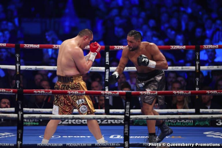 Joe Joyce Activates Rematch Clause For Zhilei Zhang Return