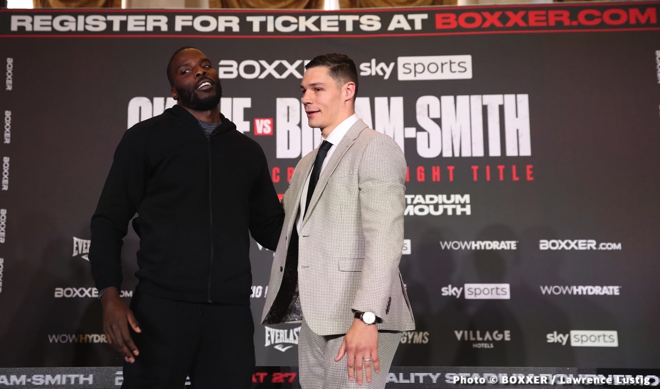 Boxing photo: Chris Billam-Smith, Lawrence Okolie image Results: Okolie vs Billam-Smith - Fight Outcome & Reactions