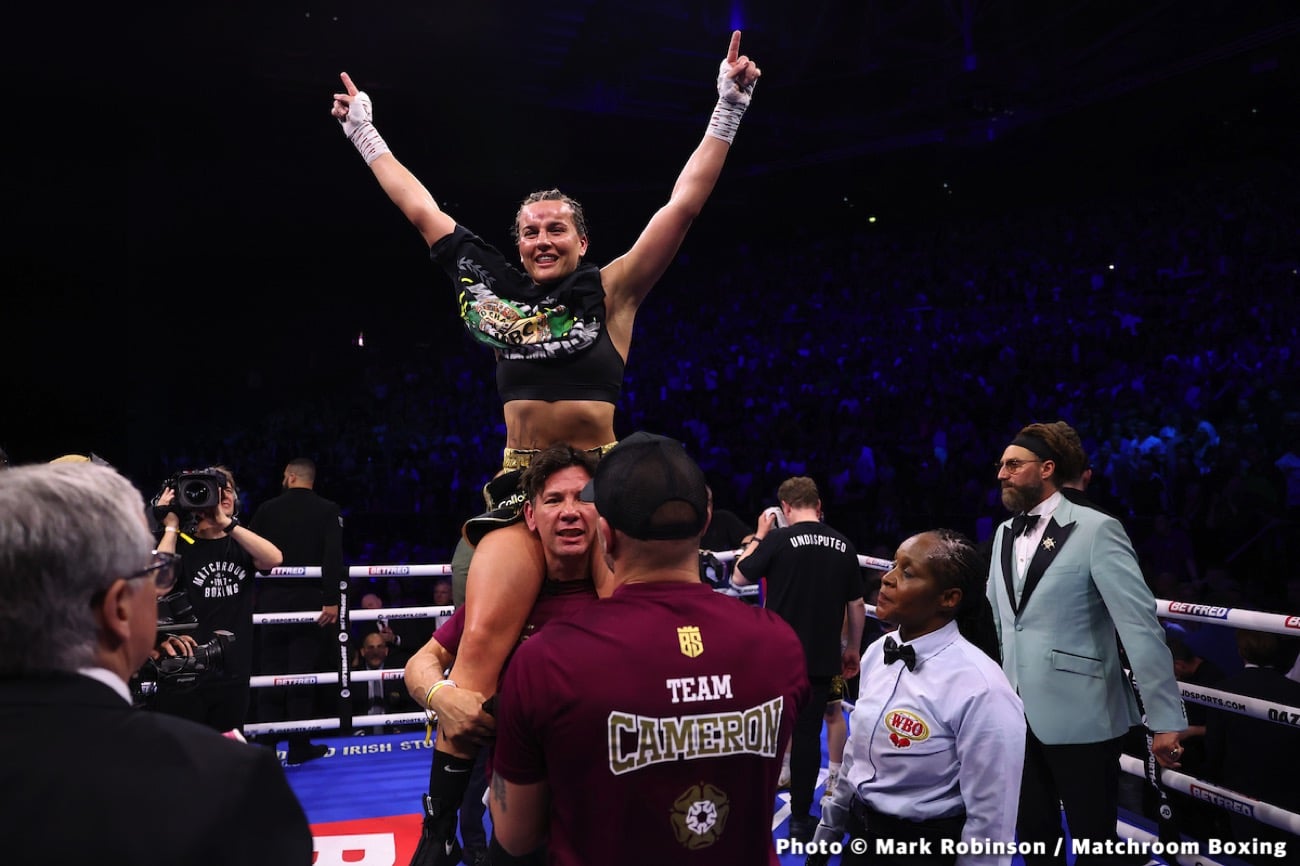 Chantelle Cameron edges Katie Taylor - Boxing results