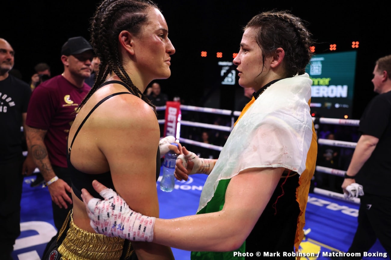 Chantelle Cameron edges Katie Taylor - Boxing results