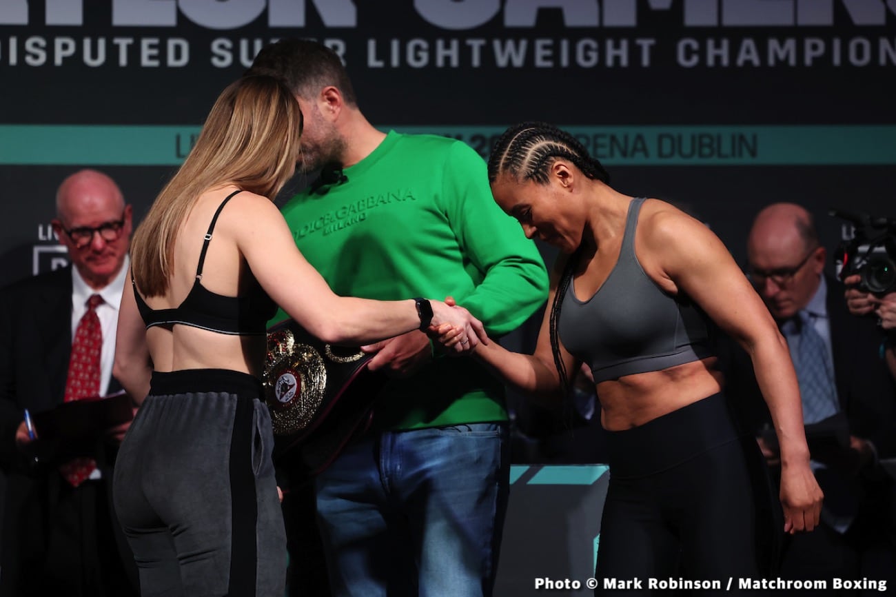 Tonight: Katie Taylor vs Chantelle Cameron - Weights, Start Time, How To Watch