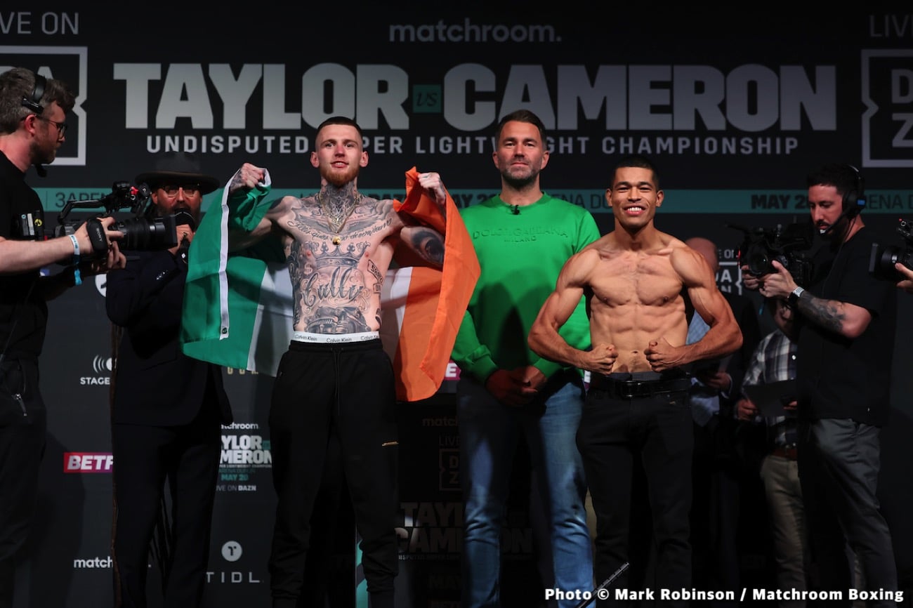 Tonight: Katie Taylor vs Chantelle Cameron - Weights, Start Time, How To Watch