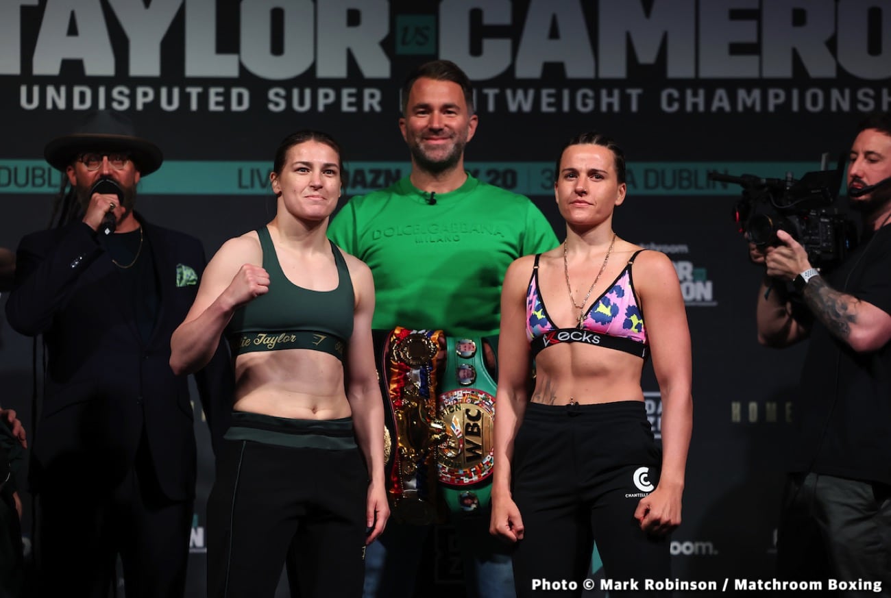 Chantelle Cameron Vs Katie Taylor Start Time, Date, TV and Streaming