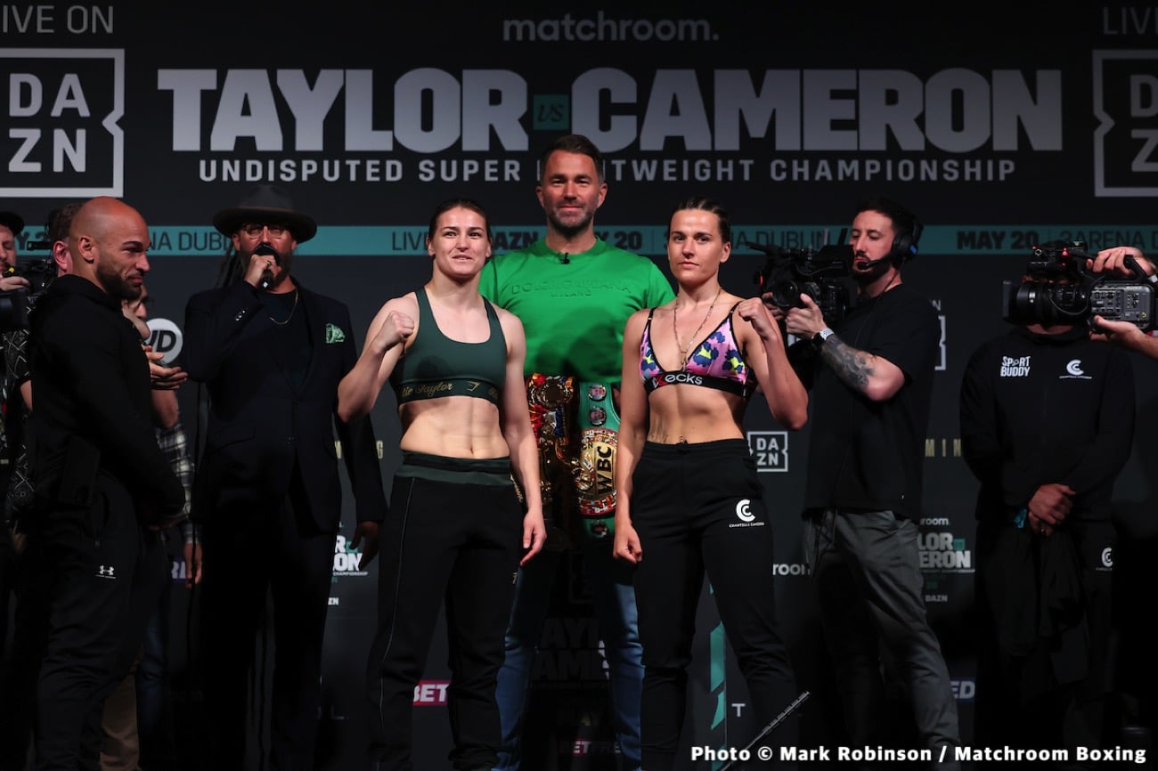 Tonight: Katie Taylor vs Chantelle Cameron - Weights, Start Time, How To Watch