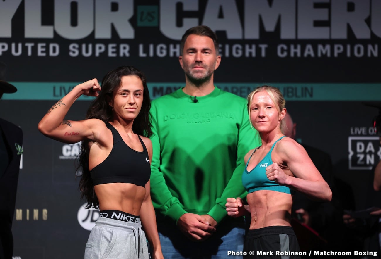 Tonight: Katie Taylor vs Chantelle Cameron - Weights, Start Time, How To Watch